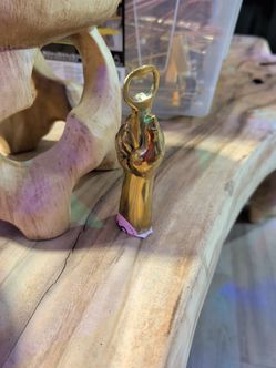 Gold Brass Hand Bottle Opener