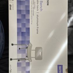 Brand new bathroom, safety chair