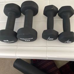 1set Of 10 Lb 1 Set Of 5 Lb Dumbles