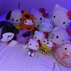 Hello kitty plushies