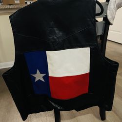 Xxxl All Leather Texas Vest