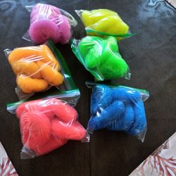 Brand New Multi Colored Mesh Scrubbers