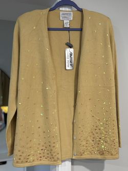 Pretty Sequin Womens Sweater 