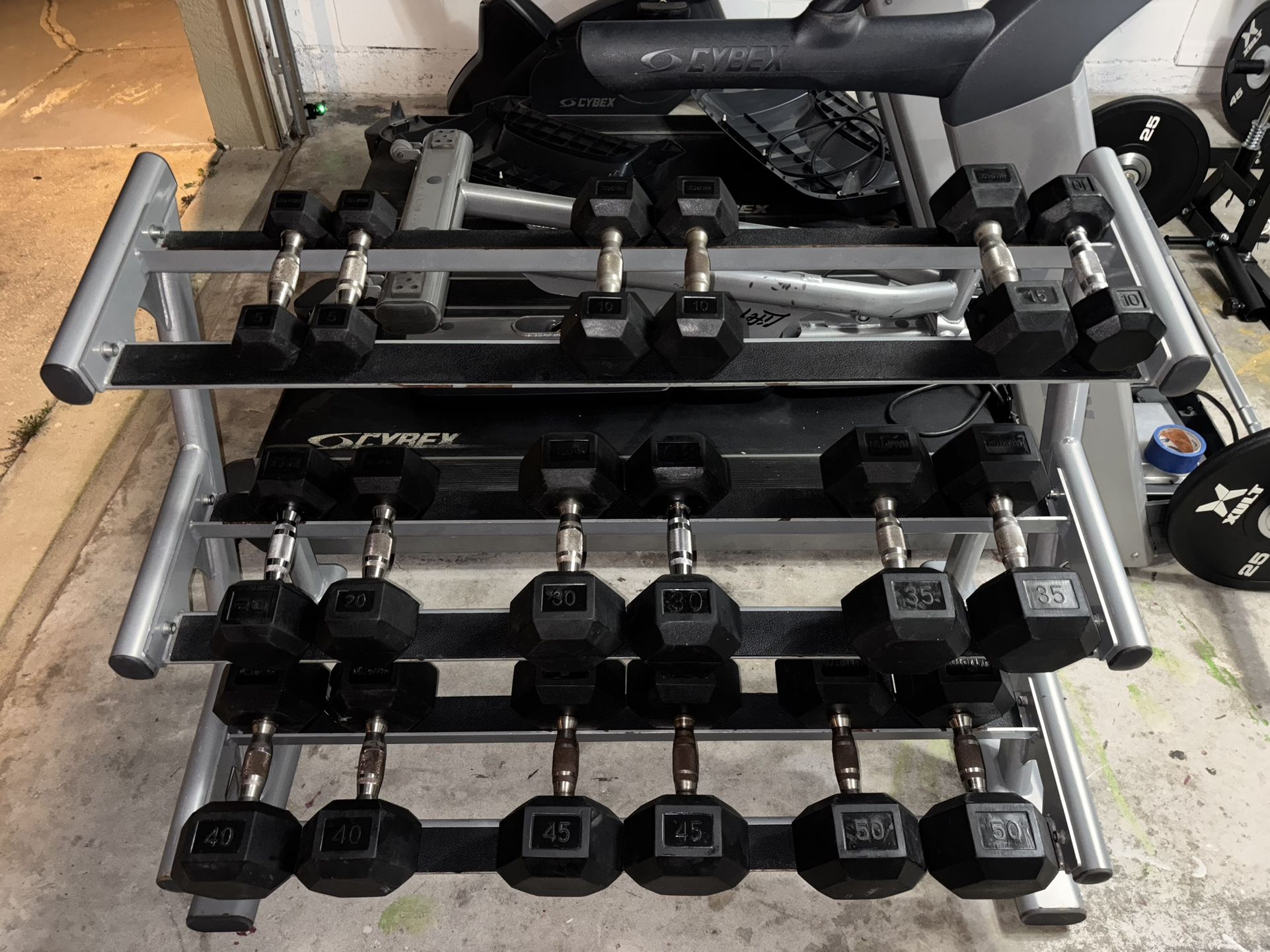 Dumbbell Rack With Dumbbells