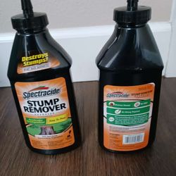 2 bottles of stump remover