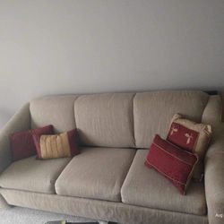 Sleeper Sofa Couch , Queen Size Pullout Mattress