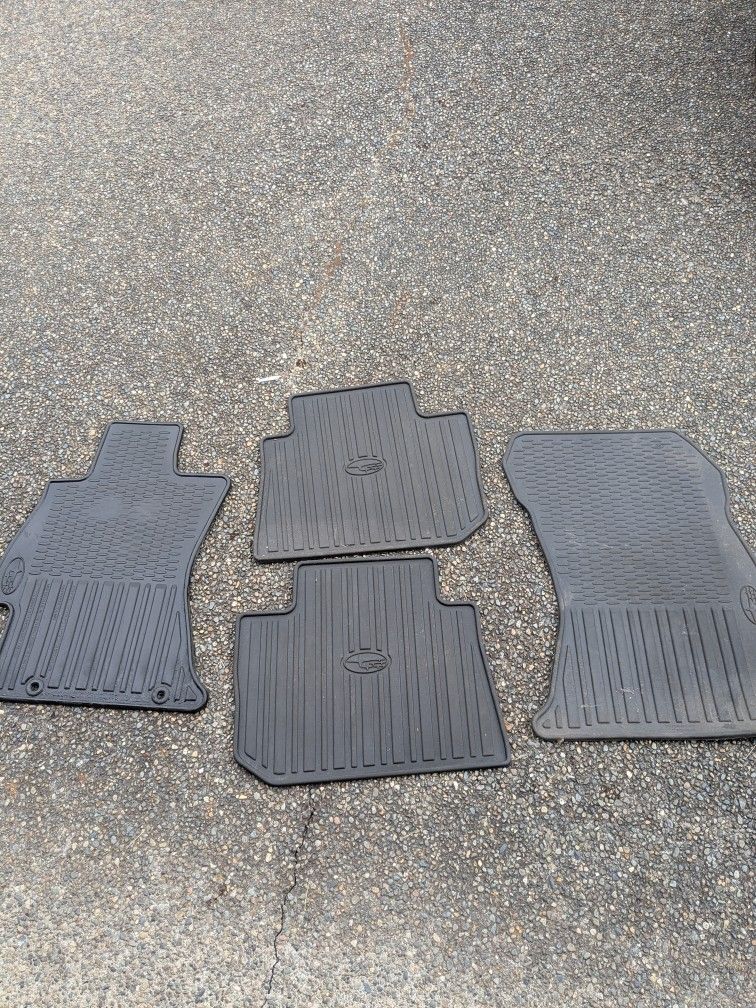 2018 Subaru WRX Rubber Floor Mats