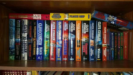 Lot of 25 Clive Cussler books