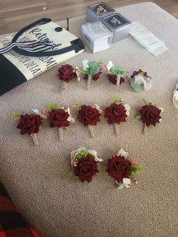 Wedding Boutonniere and Corsages