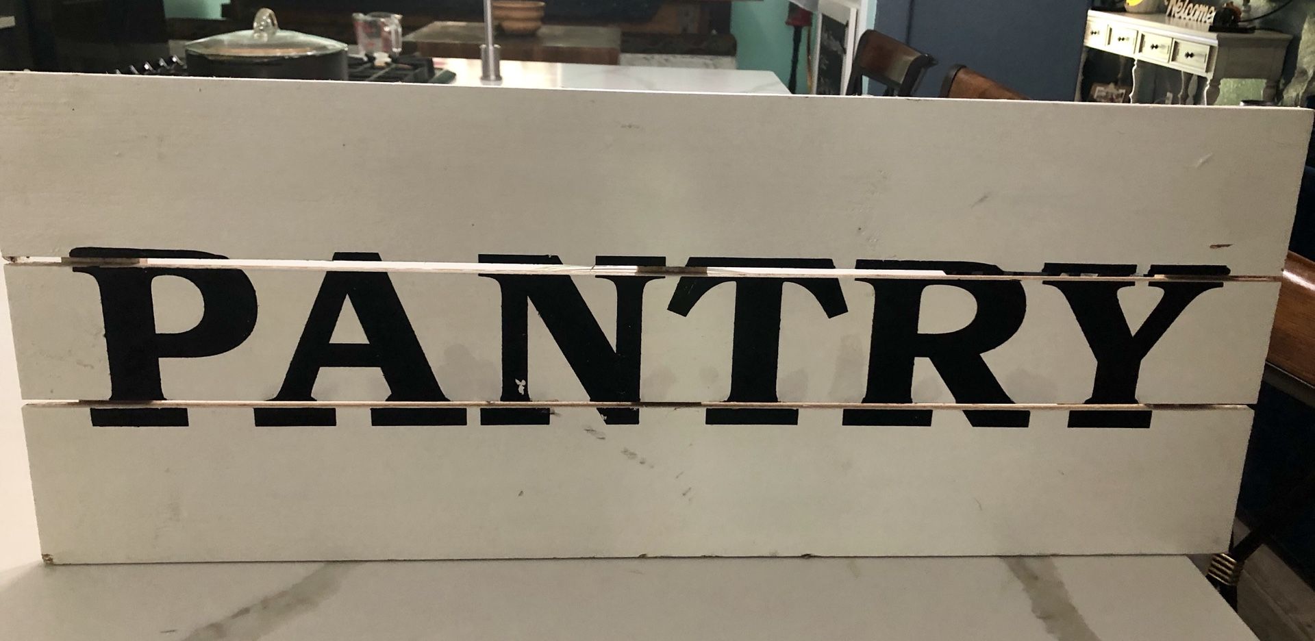 Wooden Pantry Sign from Hobby Lobby