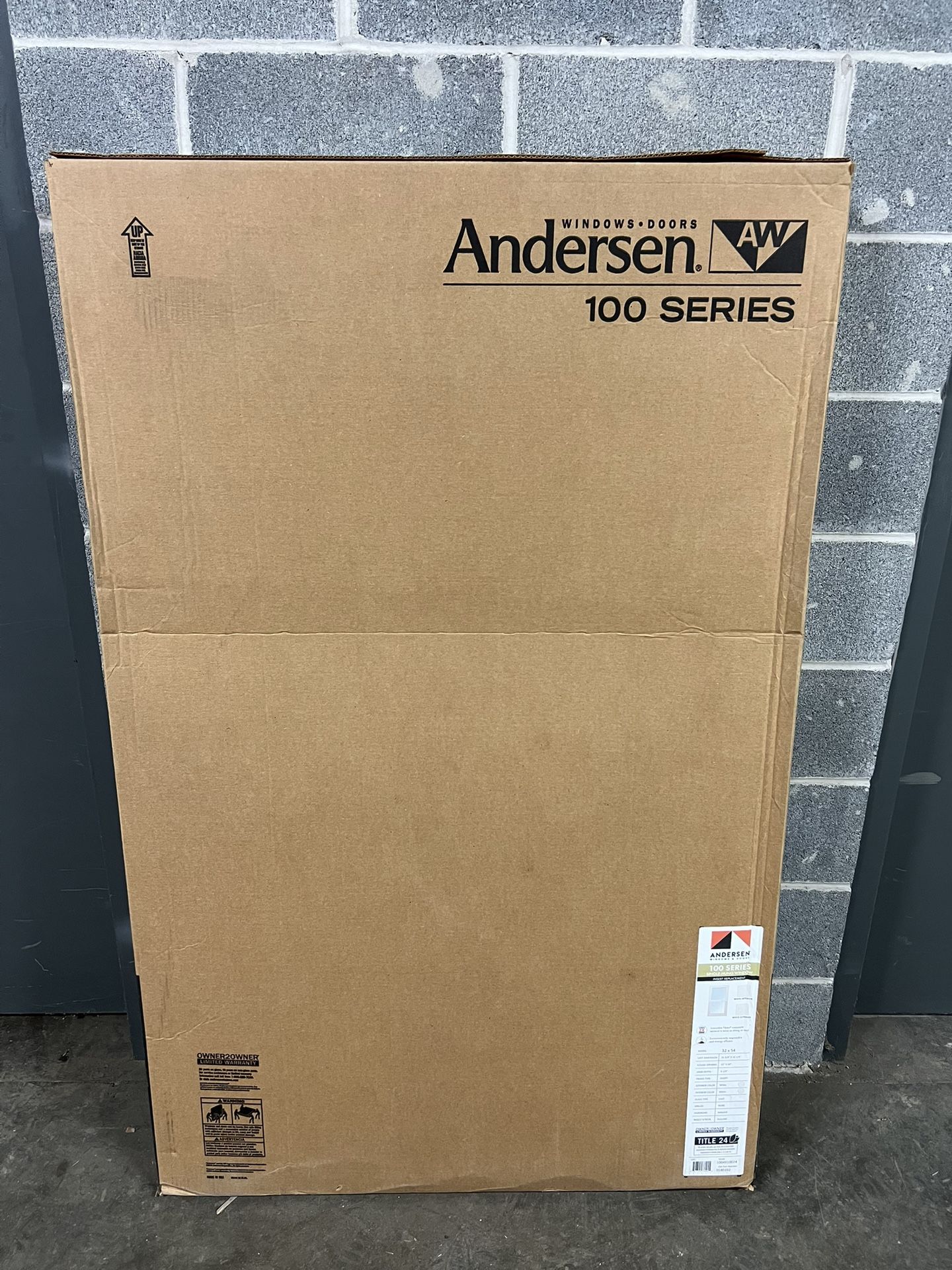 Andersen 32 x 54 White Single Hung Insert Replacement Window