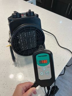 Outdoor heater w/ thermostat