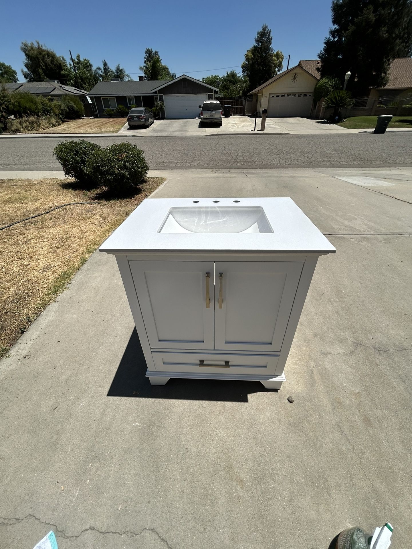 White Bathroom Cabinet