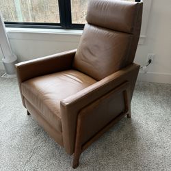 West Elm Spencer Leather Recliner