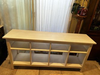 IKEA HEMNES TV stand in white stain.