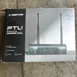 Phenyx Pro PTU711H1B Dual UHF Combo Wireless System