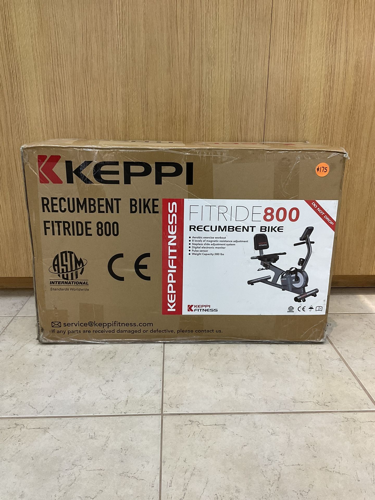 KEPPI RECUMBENT BIKE FITRIDE 800