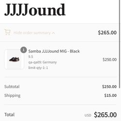 JJJJound Adidas Samba