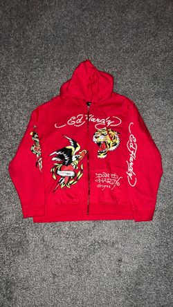 Ed Hardy Hoodie Sz XL 