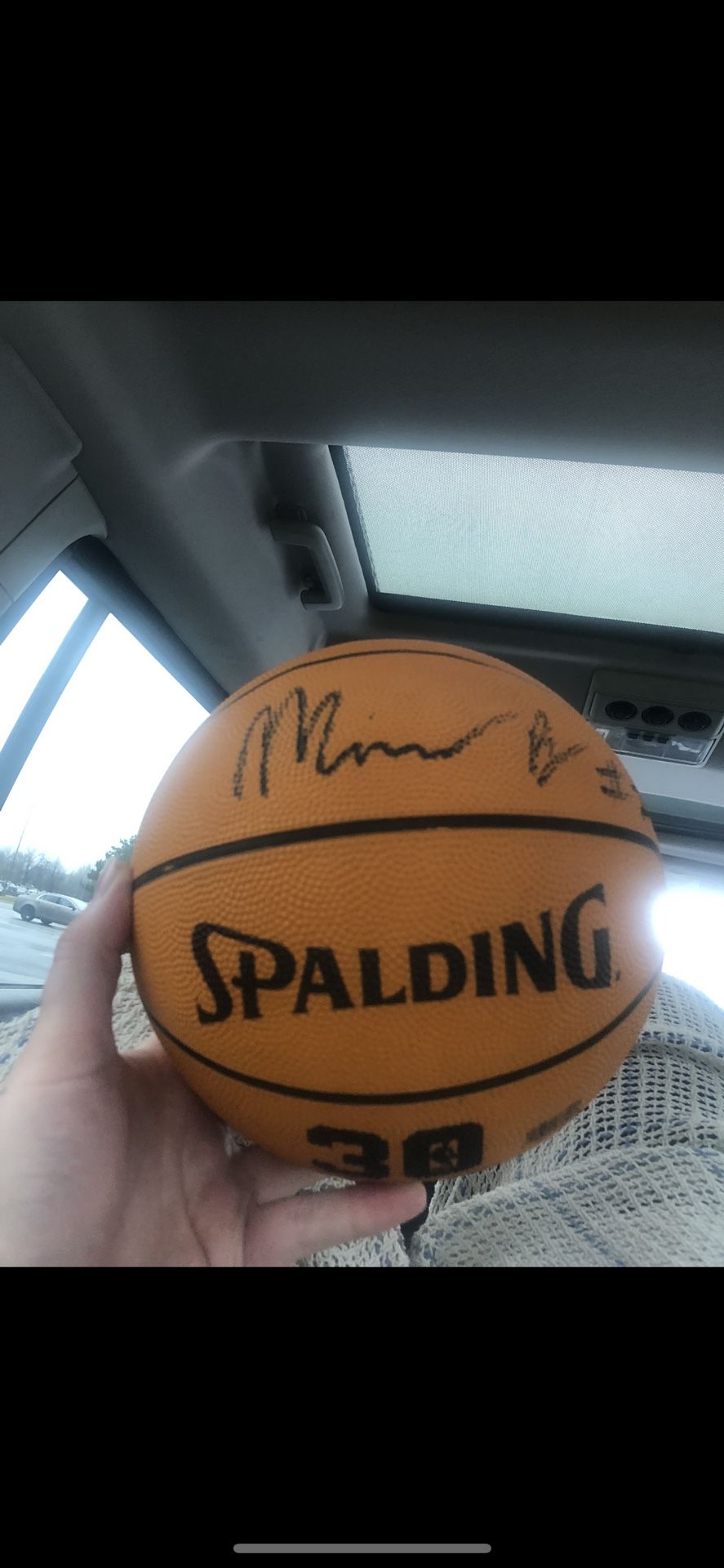 Miles Bridges Autographed basketball