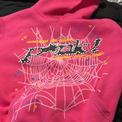 pink Spider Hoodie 