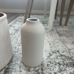 Textured White Vase -Threshold 