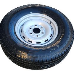 BRAND NEW BF Goodrich Long Trail T/A Radial P245/75R16 Tire On 16x6.5 16x6 1/2 Chevy Gmc 6 Lug Rally Wheel Rim 