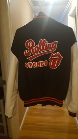 Leather sleeves Rolling Stones Concert jacket