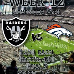 Raiders VS Broncos 