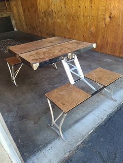Vintage K&S Inc Fold-Out-Table