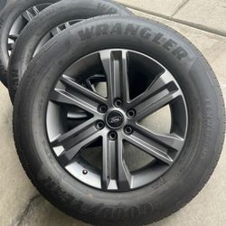 2023 Ford F-150 20" OEM Wheels & Goodyear Tires ~ 700 miles - $1,050 OBO