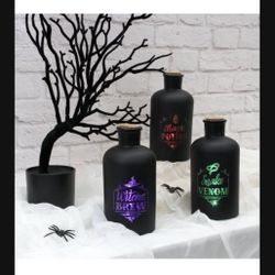 Color Changing 4 Ct. Led Light Up Potion Bottles