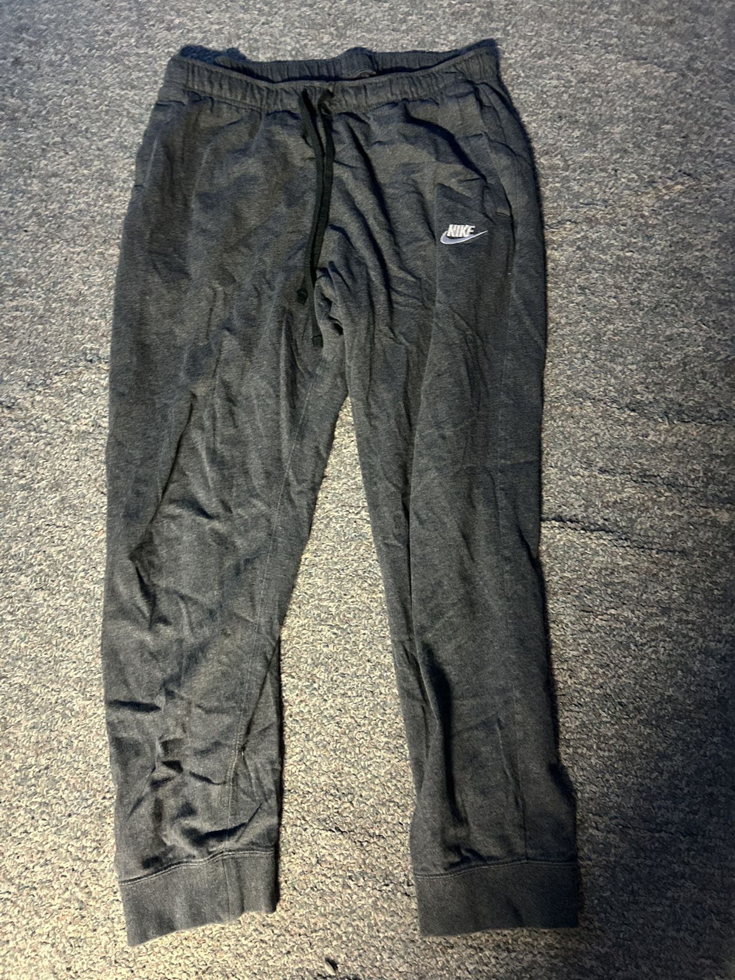Grey Nike sweatpants size large