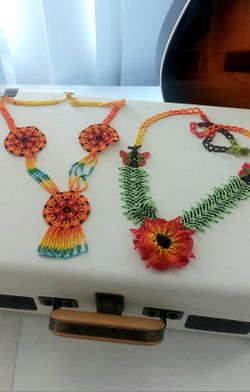 Bohemian Handmade Necklace - Collar Artesanal Diseñado A Mano