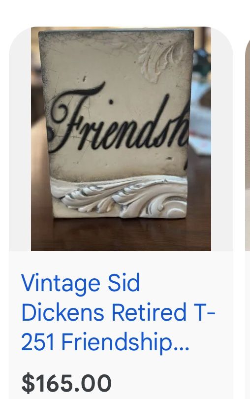 Signed Sid Dickens 251 ~ Friendship 