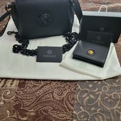 Versace La Medusa Small Bag.. Compact Wallet