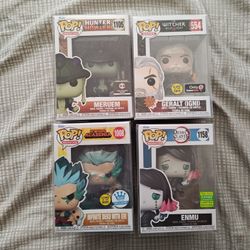 Funko Pop Set All Of Them In Protected Cases New