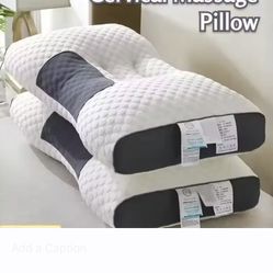 2 Pcs Cervical Message Pillow 