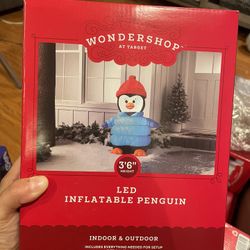 Christmas Penguin Inflatable