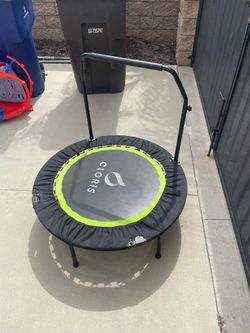 CLORIS 40" Fitness Trampoline / Rebounder with Adjustable Handlebar – Great Condition!