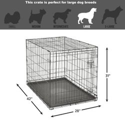 Large 42” Dog crate $35