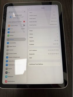 Apple 11” iPad 11th generation 128gb WiFi