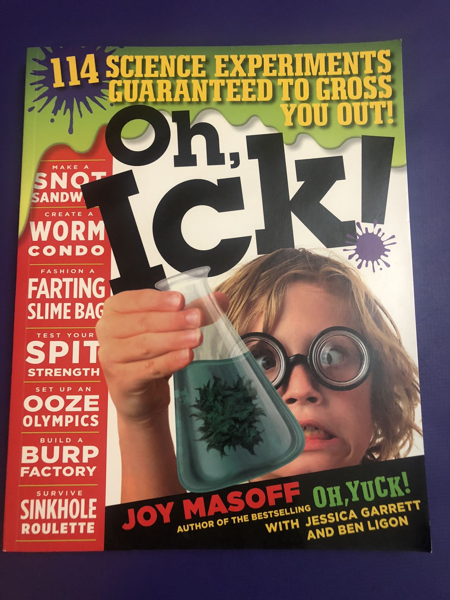 “Oh, Ick!” Science experiment book