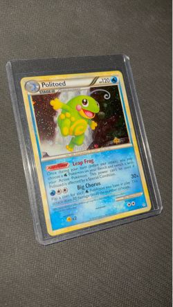 Pokemon Cards HeartGold & SoulSilver Unleashed Politoed Holo Rare