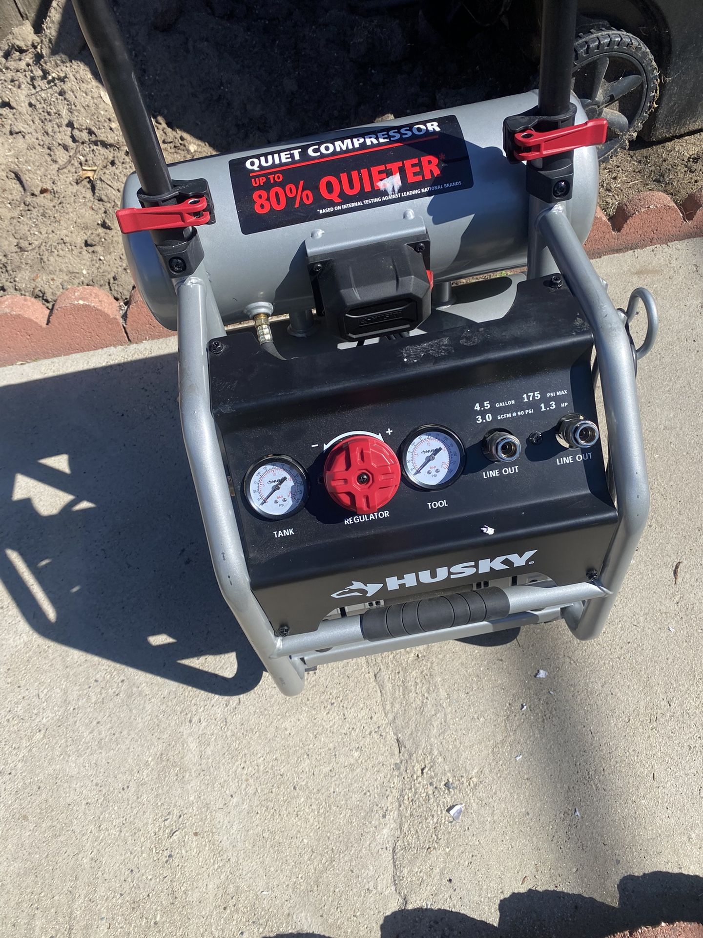 Husky Air Compressor $140