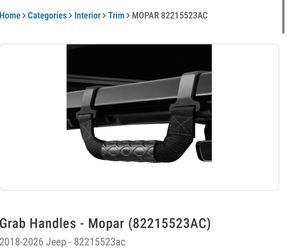 Jeep grab handles