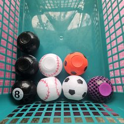 8 Fidget Spinner Balls 