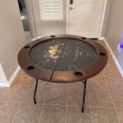 Poker table.