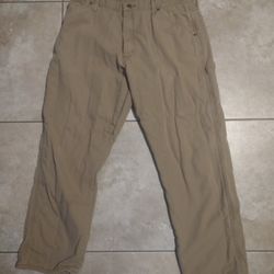 Wrangler Men's Fleece Lined Carpenter Pants 34x36