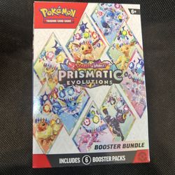 Sealed Pokemon Scarlet & Violet Prismatic Evolutions Booster Bundle